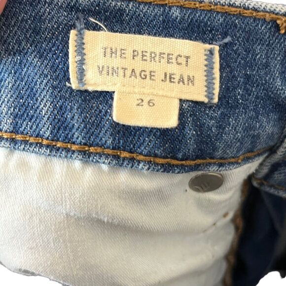 Madewell The Perfect Vintage Jeans Women’s Size 26 Parnell Wash High Rise - Picture 8 of 15